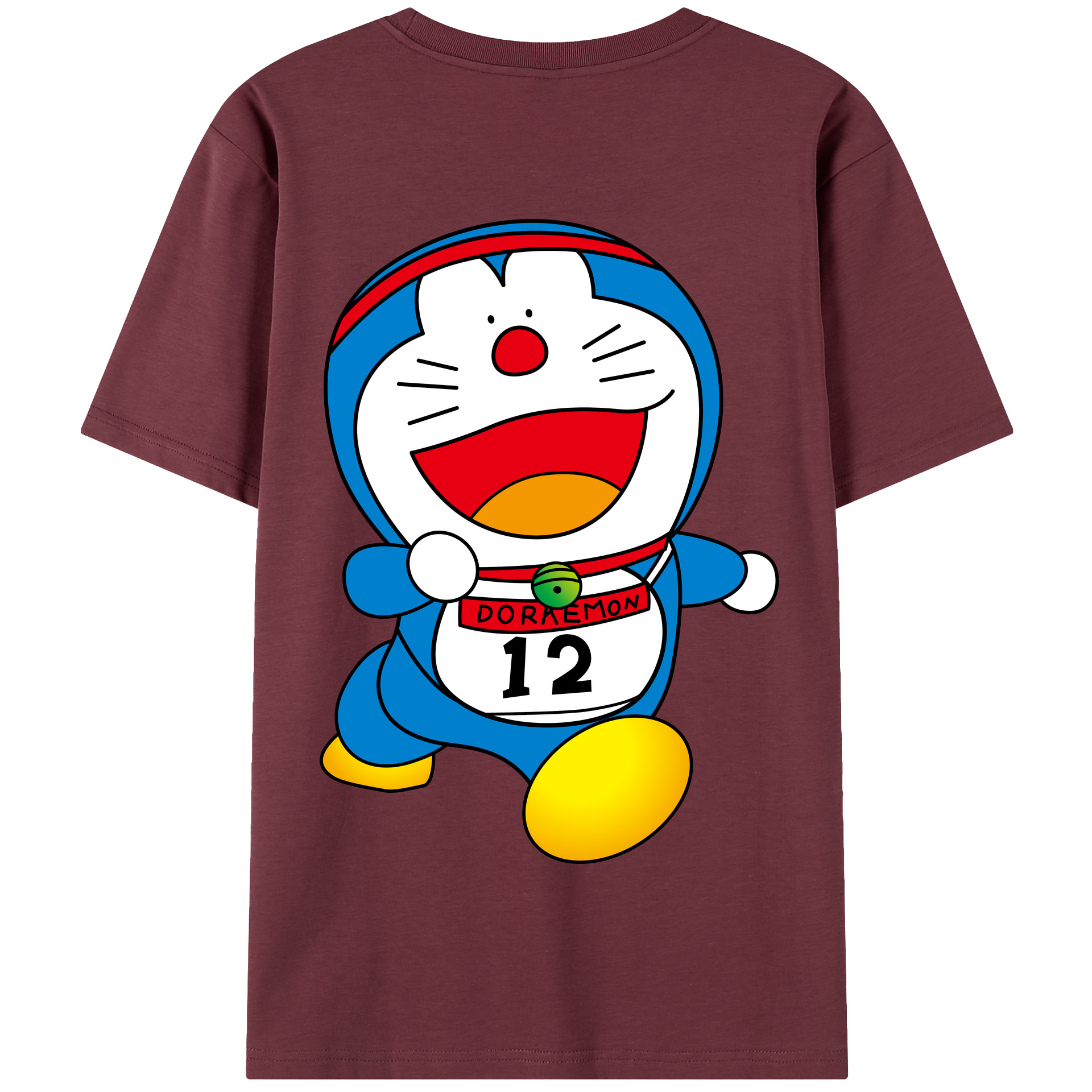 （画像用） ドラえもん Doraemon 綿100％半袖Tシャツ（背面プリント）